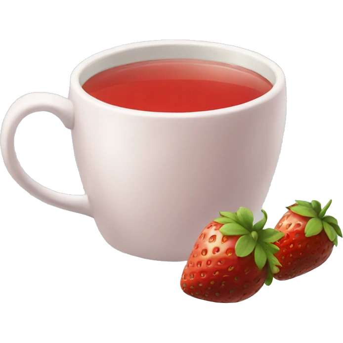 strawberry tea emoji