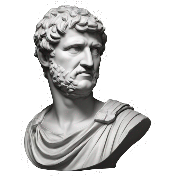 pyrrhus of epirus - based on this bust - https://www.meisterdrucke.uk/fine-art-prints/Roman-Roman/1021515/Bust-of-Pyrrhus-I-%28or-Pyrrhos%29-King-of-Epire-from-306-to-272-BC.html emoji