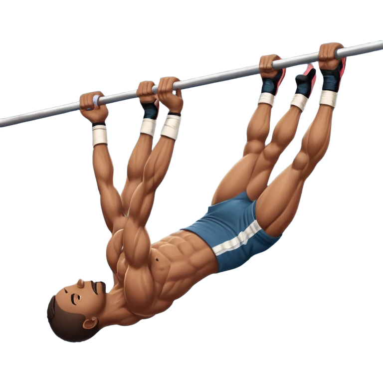 Calisthenics front lever emoji