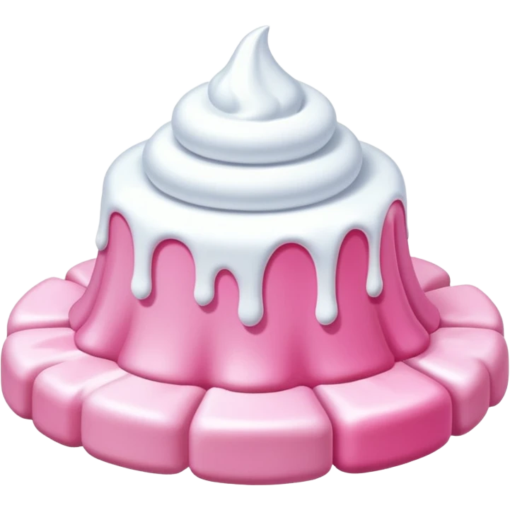 pink melting candy marshmallow renaissance landscape emoji