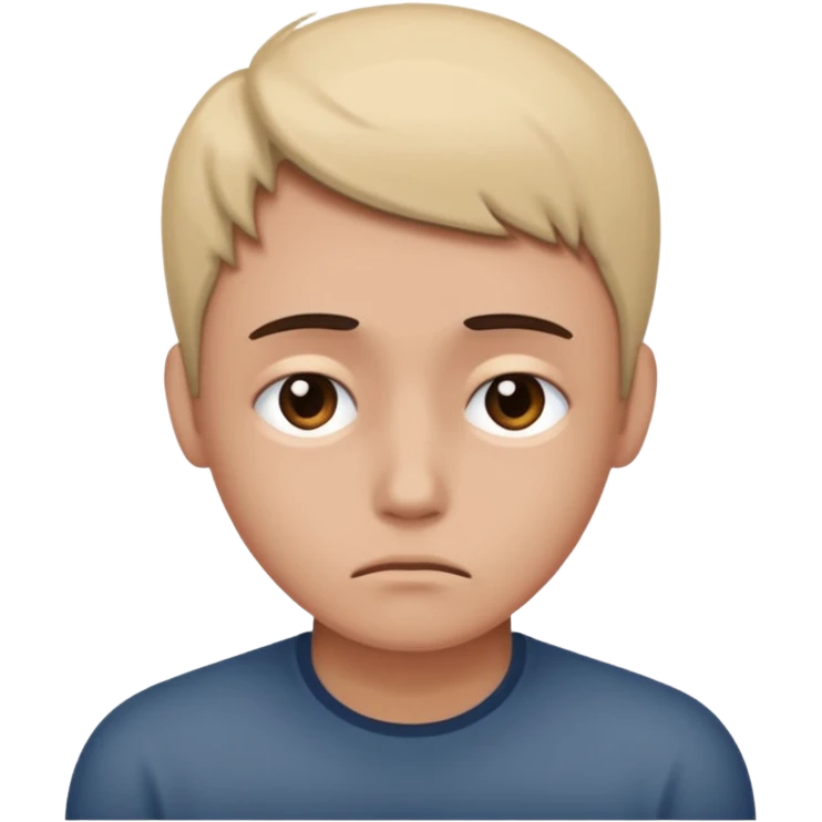 Spiritual disconnection emoji