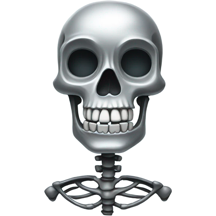 Chrome skeleton emoji