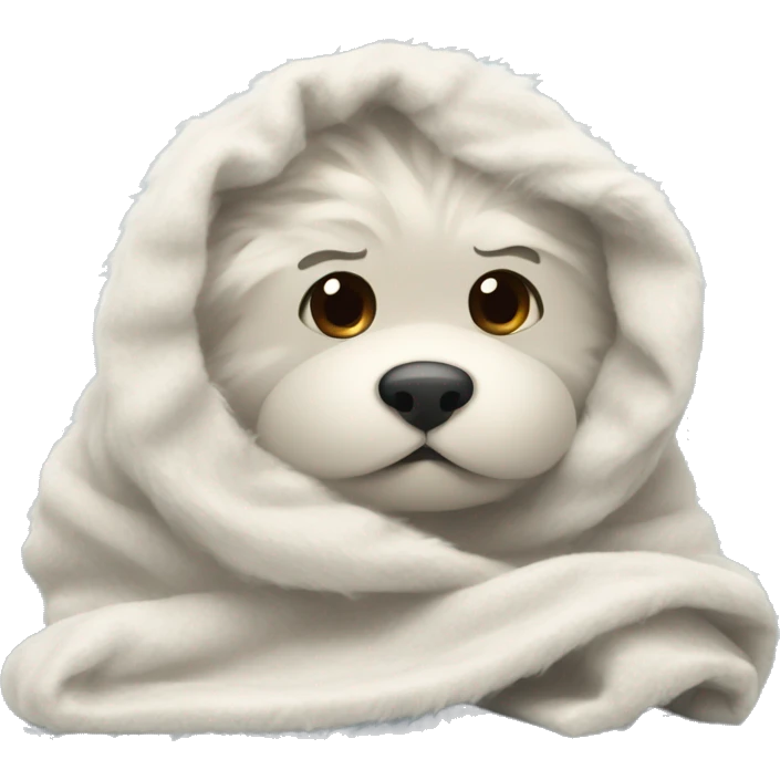 Fluffy blanket emoji