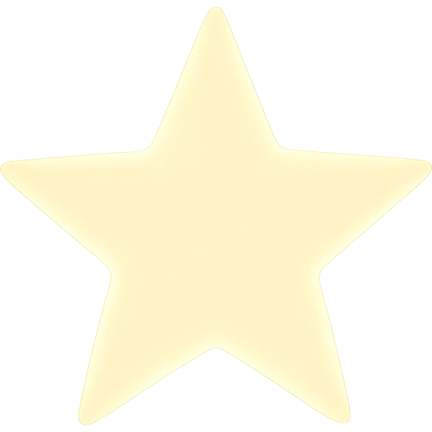 star with a soft glow emoji