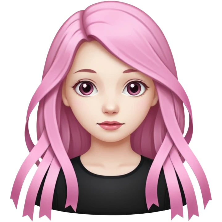 Women with pink ribbons emoji