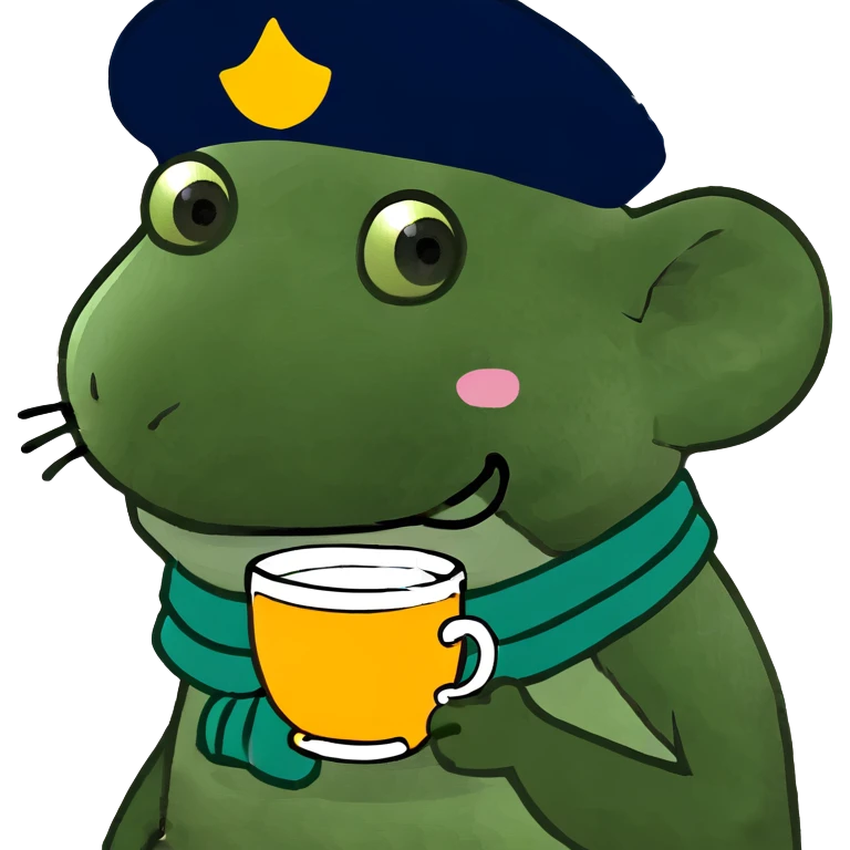 mouse with a cup of tea emoji