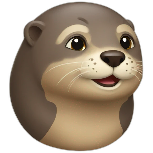 Sch avec une loutre emoji