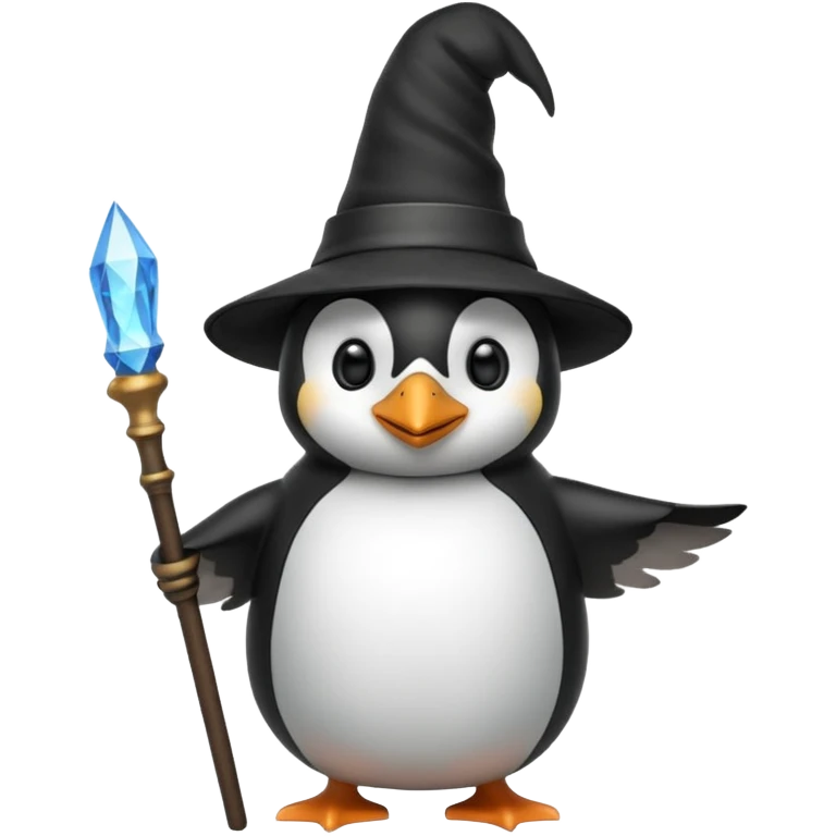 Penguin Wizard emoji