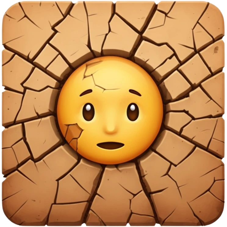 Cracked Ground emoji