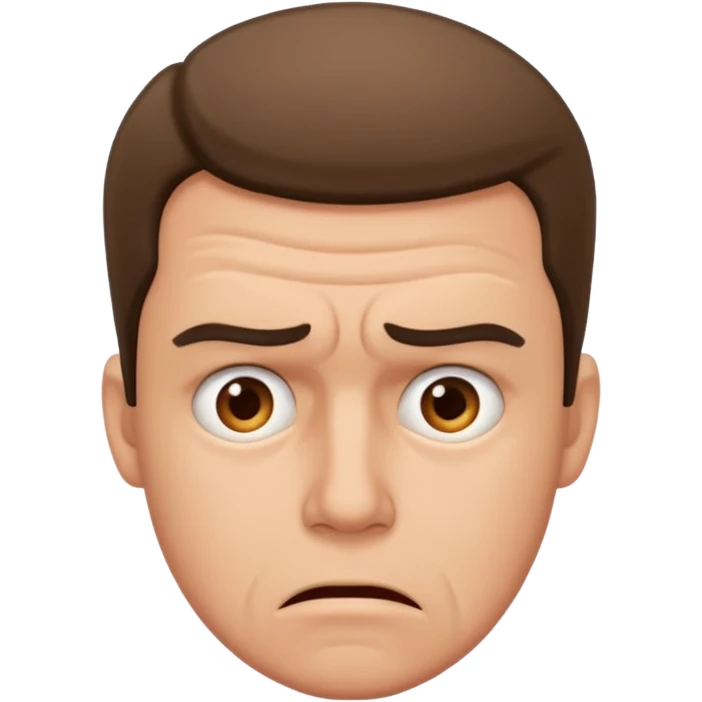 Overwhelmed man emoji