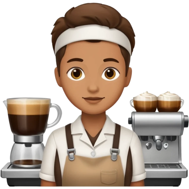 Sexy barista emoji