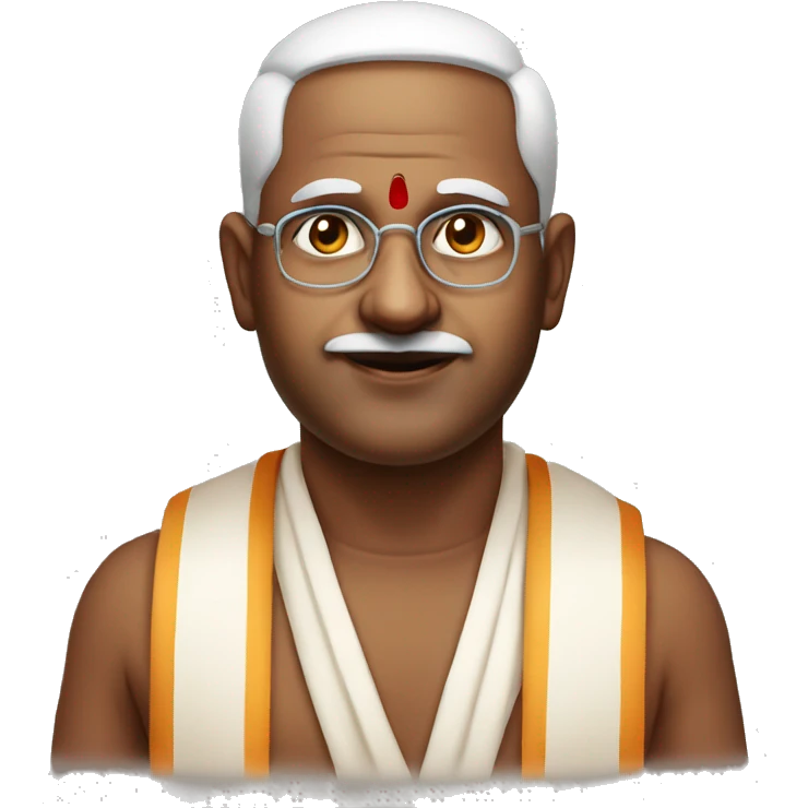 south indian priest  emoji