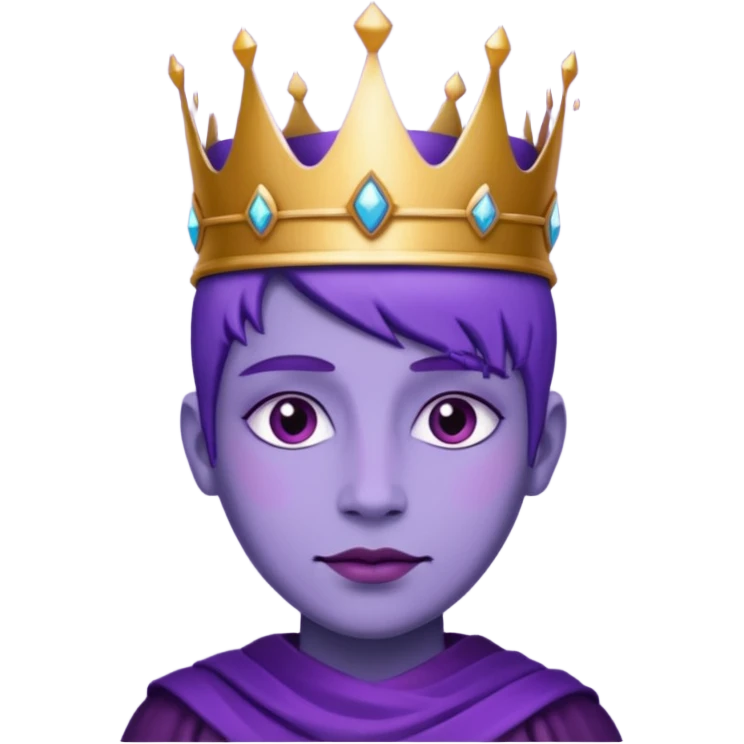 Purple royalty emoji