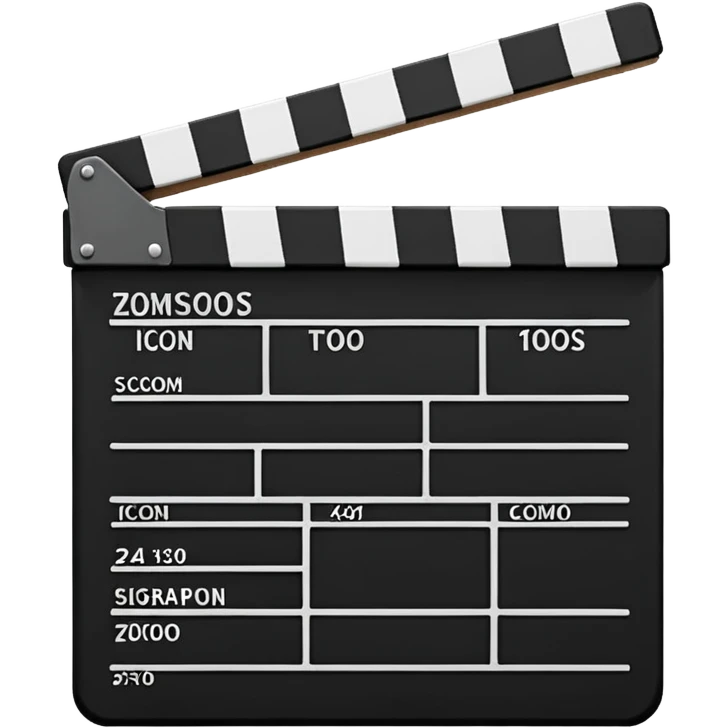 video cine claqueta emoji