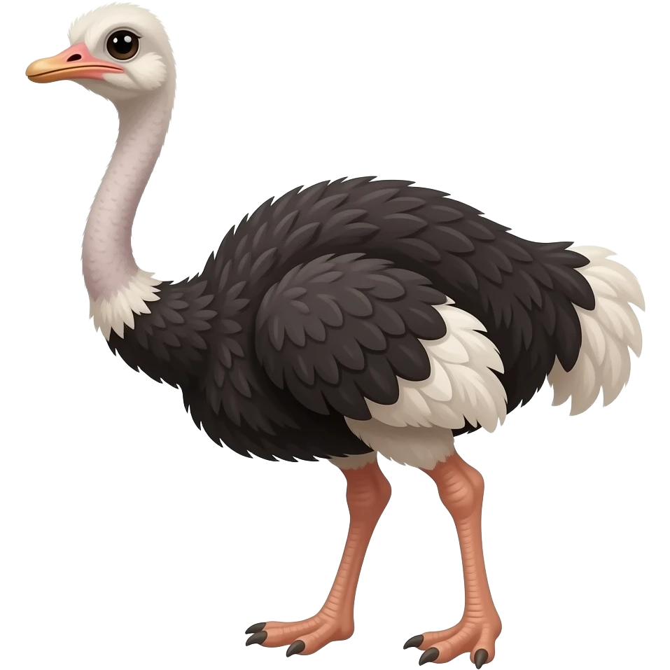 Un emoji de avestruz emoji