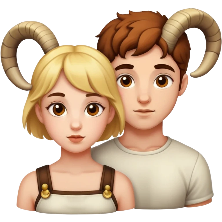 aries ♈️ boy and girl  emoji