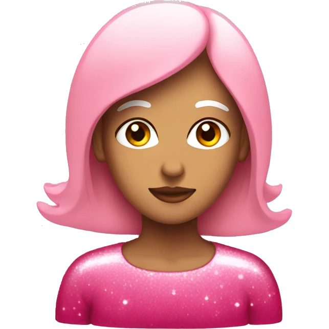 Female sign pink sparkles emoji