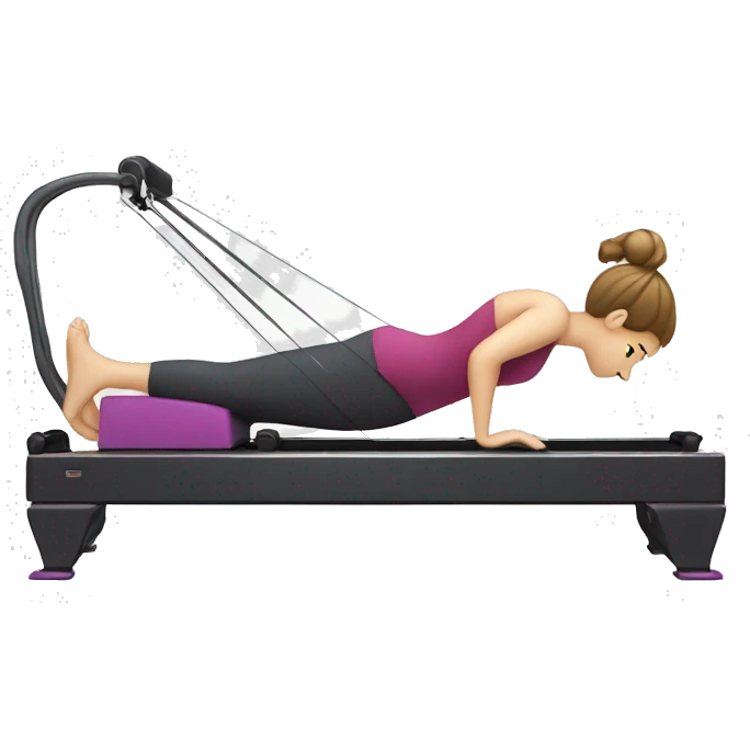 Pilates reformer machine  emoji