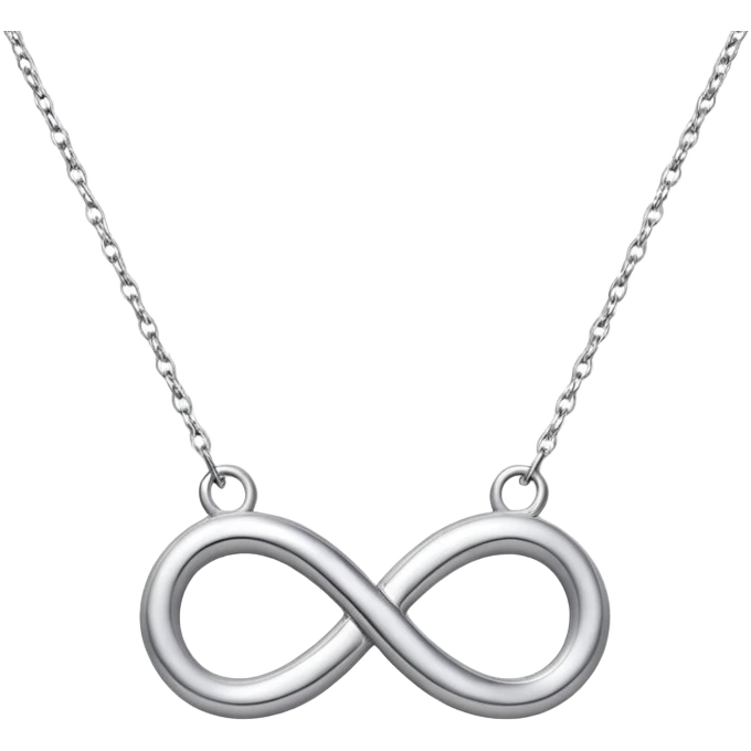 necklace with infinity sign emoji