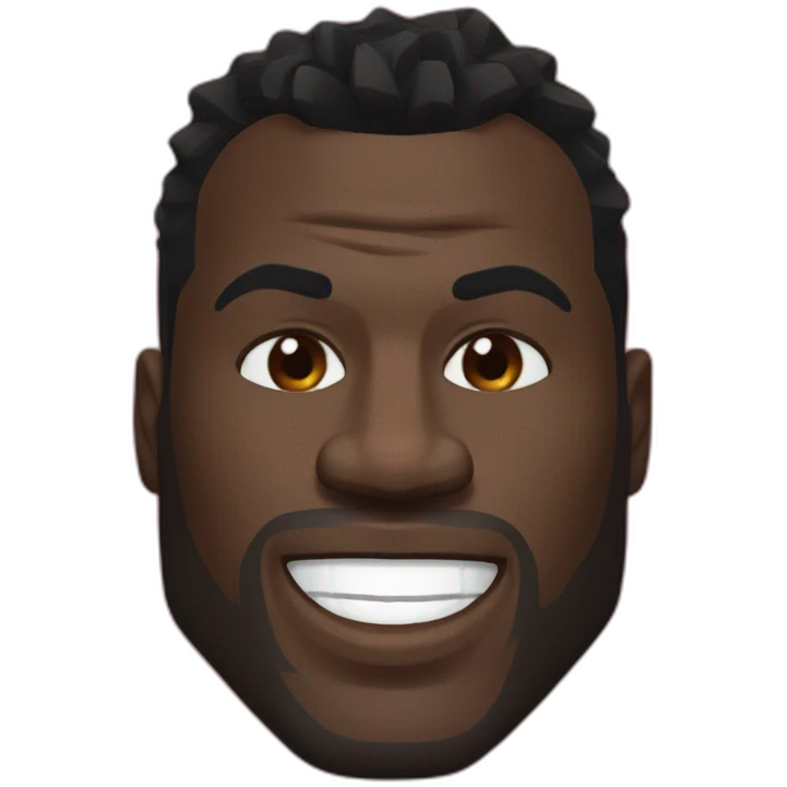 Francis Ngannou blanc emoji