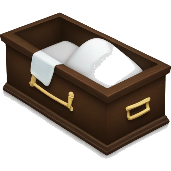 coffee cup in casket emoji