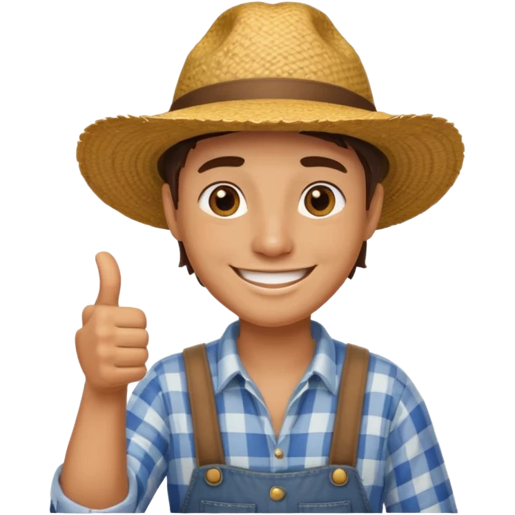 papa le gusta la iidea granjero  con puño de like emoji