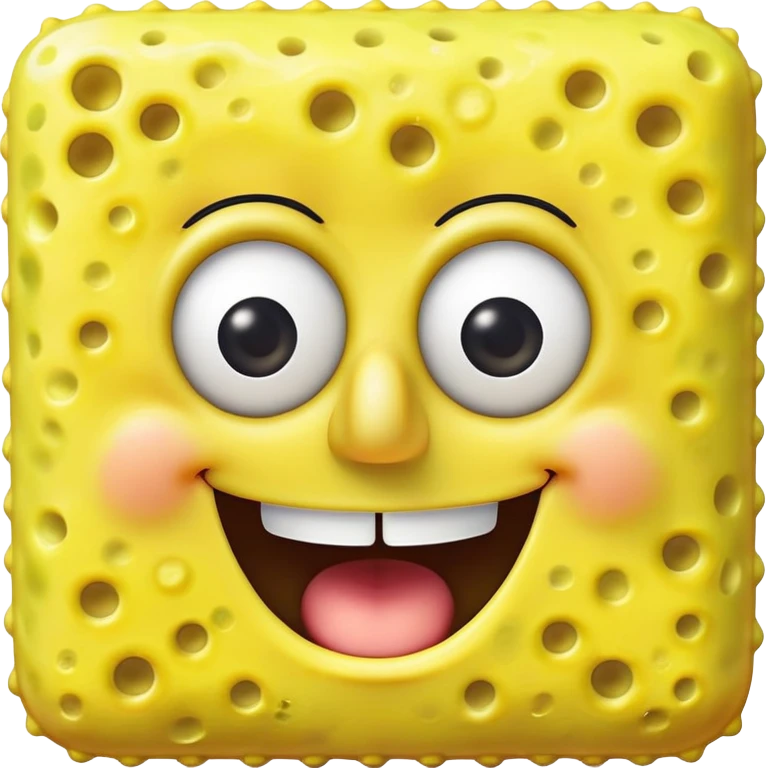 spongebob smiling with teeth emoji