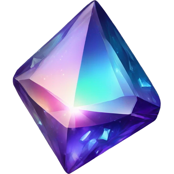 Sparkly glossy jewel toned glass  emoji