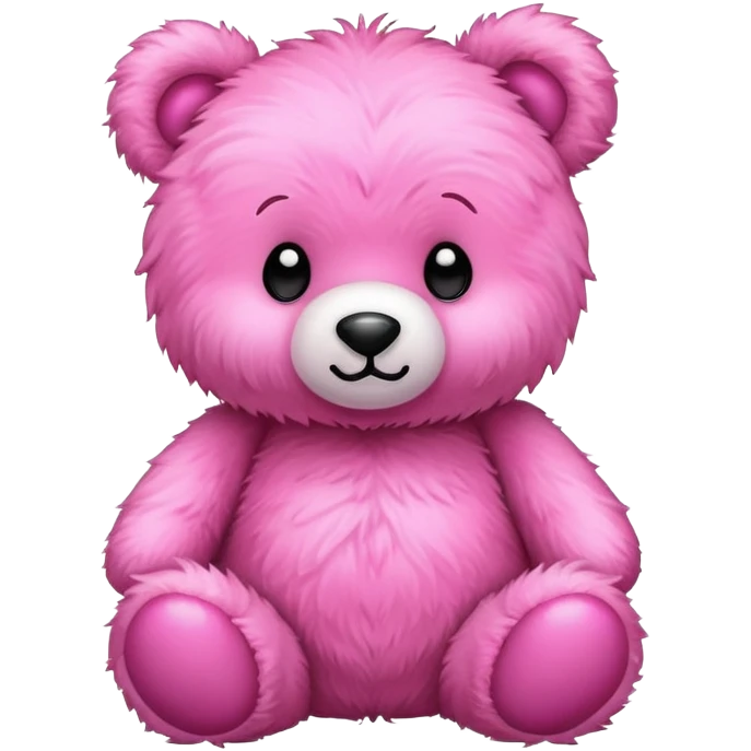Pink and cute emoji