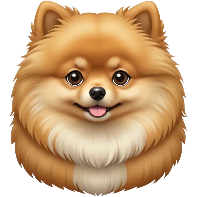 Pomeranian dog emoji