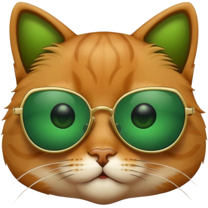 Cat wearing sunglasses emoji