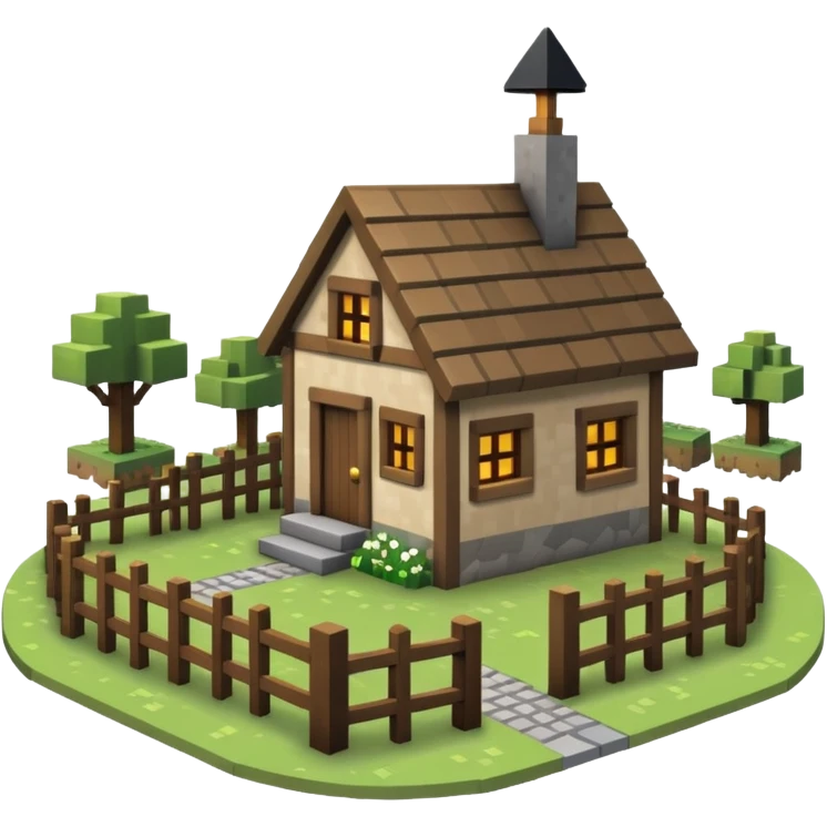 Minecraft village  emoji