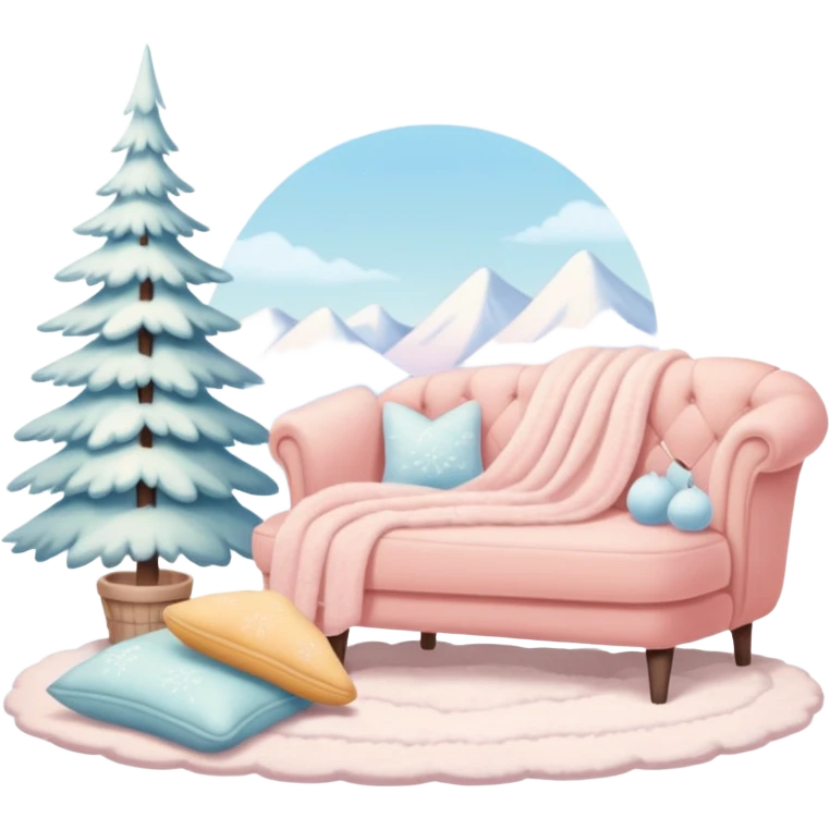 Coquette winter things vibe emoji