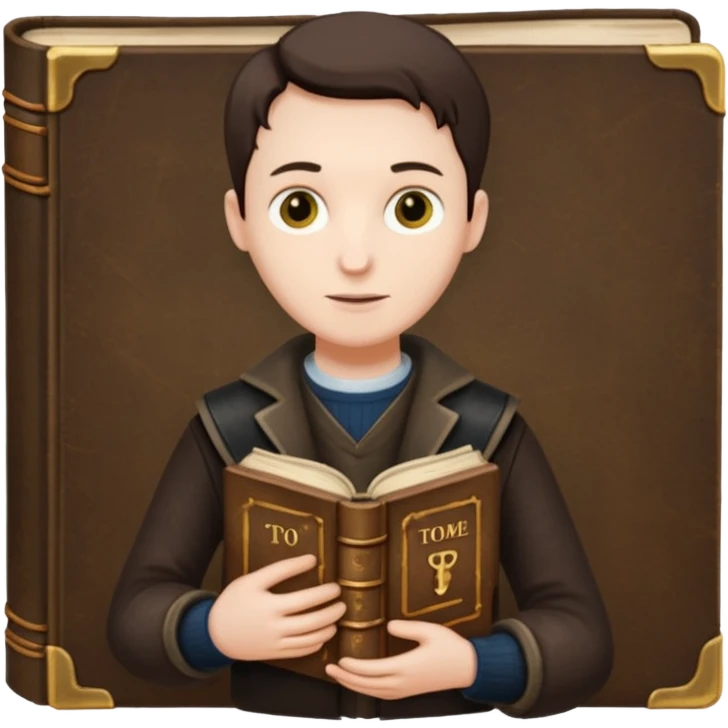 Book Collector + old tome emoji