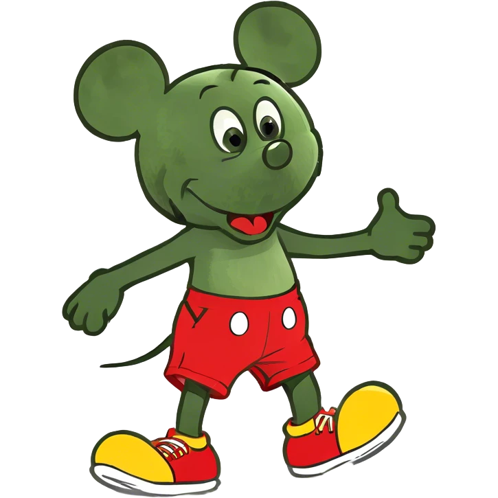 Mickey Mouse emoji