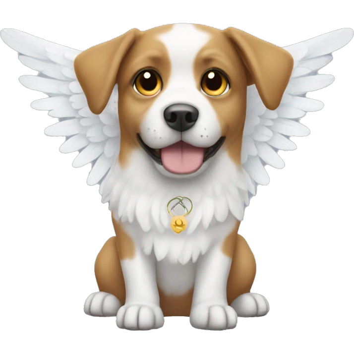 dog with angel wings emoji