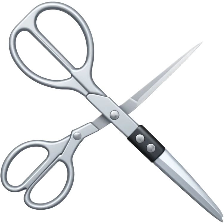White scissors emoji