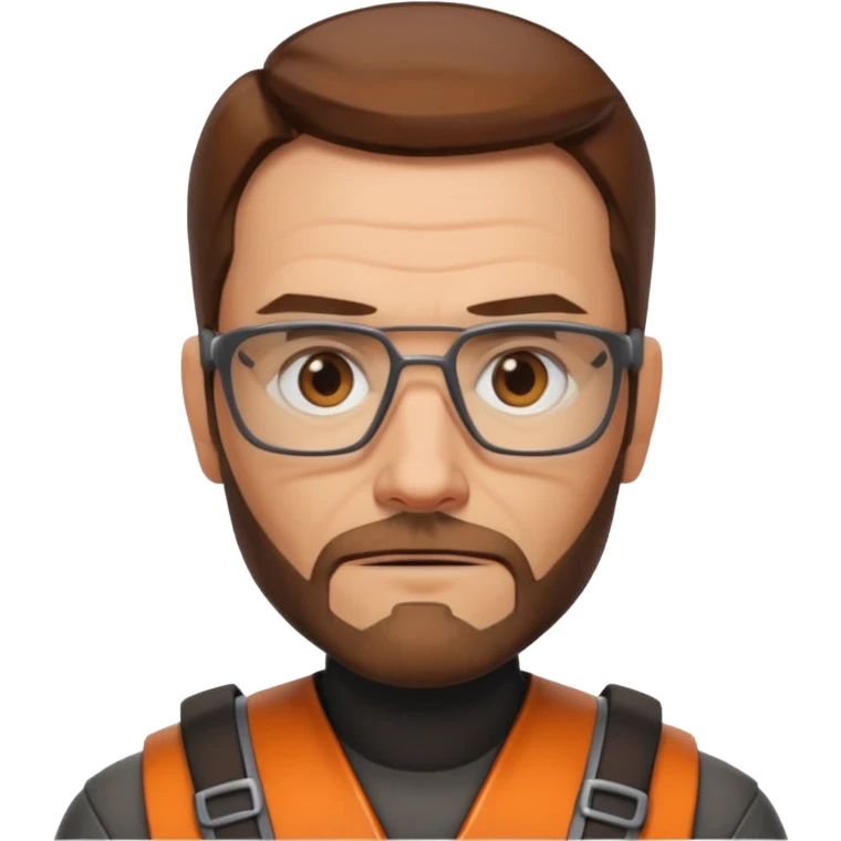 gordon freeman 100 100px without helmet emoji