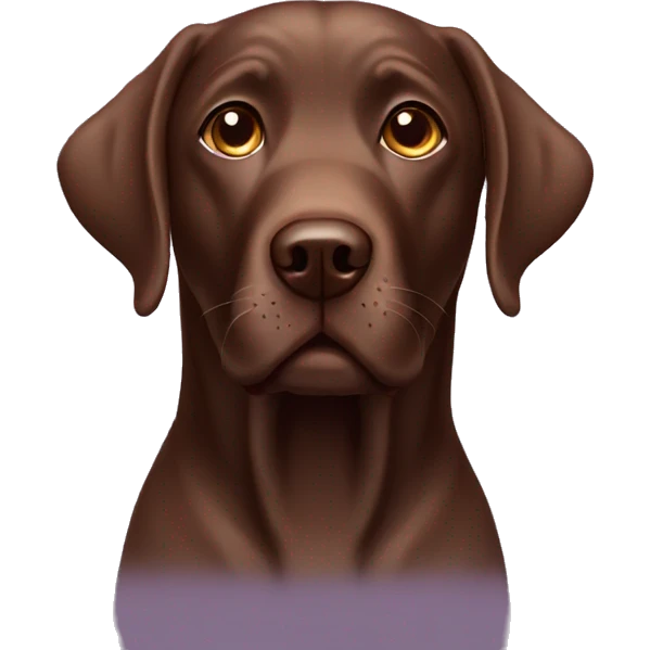 chocolate labrador emoji