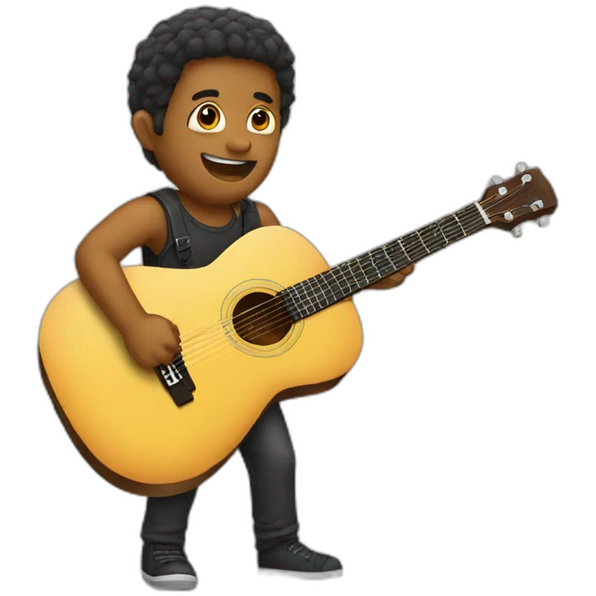 play guitar emoji