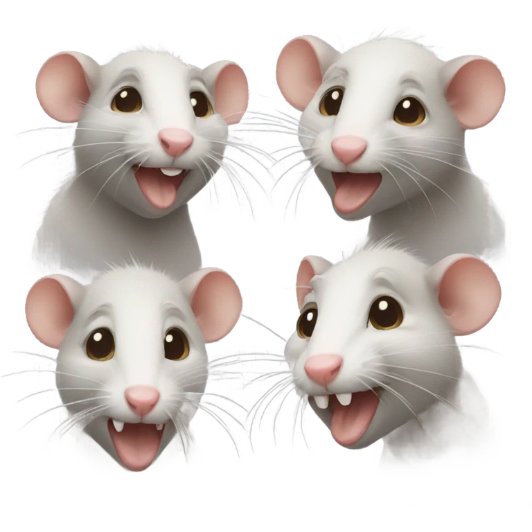 4 rats emoji