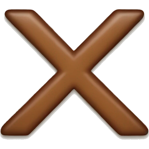 Letter X emoji