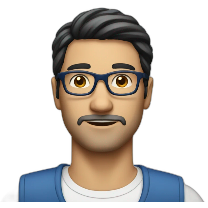 white-40-year-old-man-with-black-hair-parted-in-the-middle-blue-glasses-no-beard-no-moustache emoji