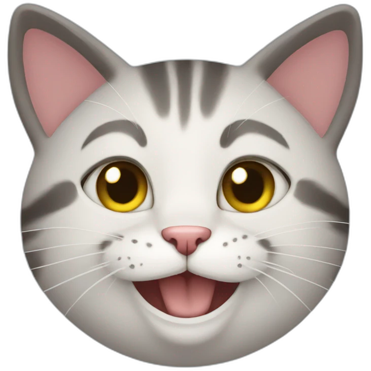 Cat smile emoji