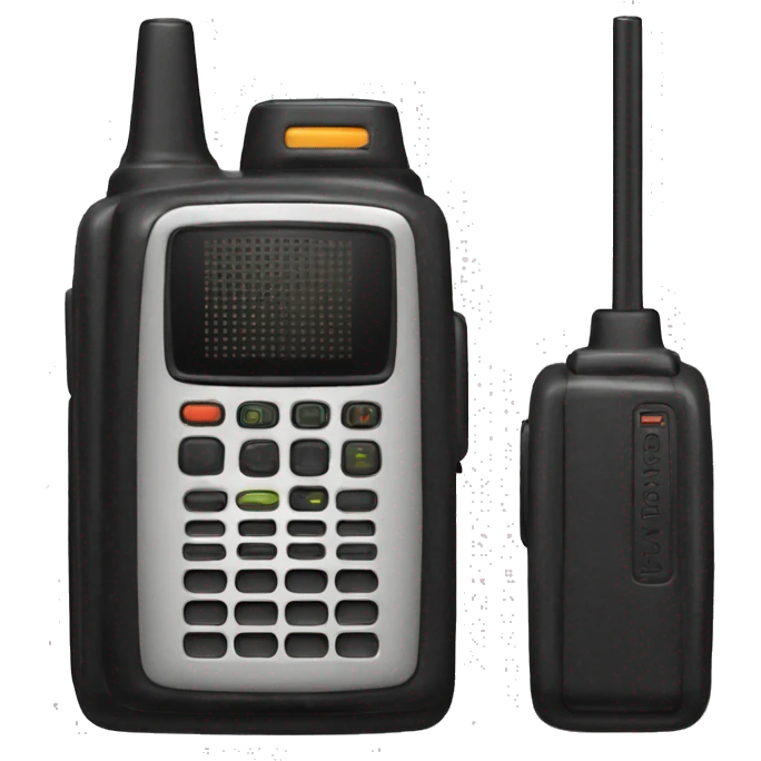 80's Walkie talkie emoji