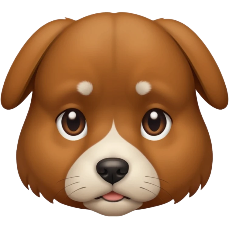 Una perro agobiado emoji