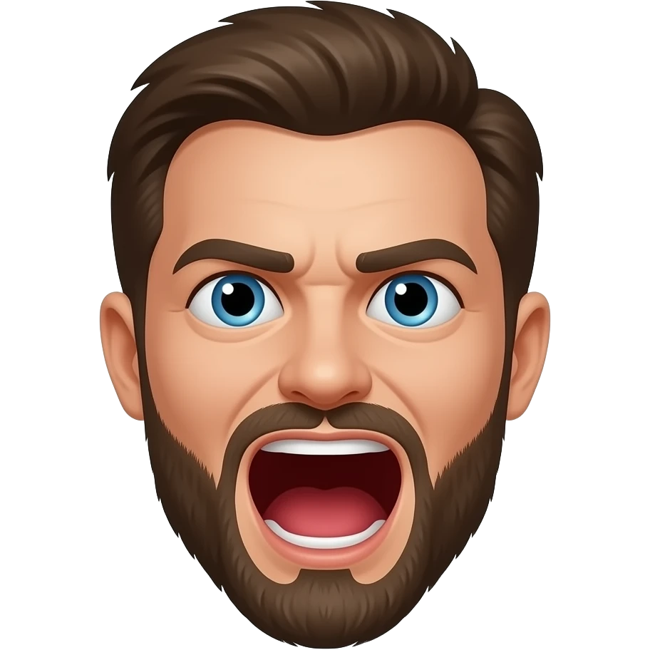 scream character emoji