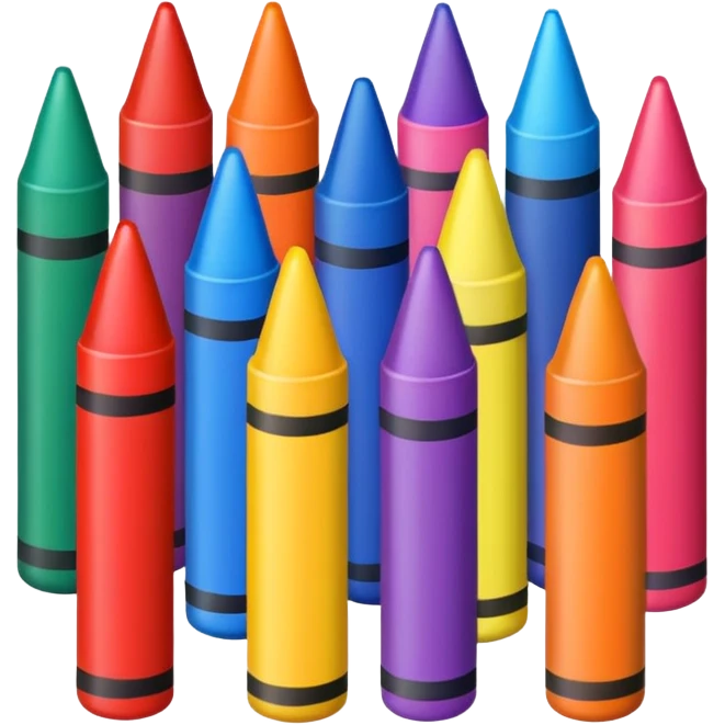 crayons emoji