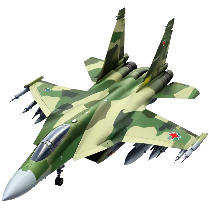 SU-35 Jet - Sukhoi (Model Year: 2020) (Iconic colour: Camouflage green) emoji