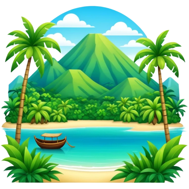 Exotic scenery  emoji